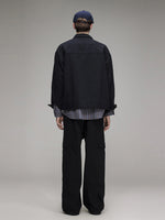 Solid-Color Casual Workwear Jacket