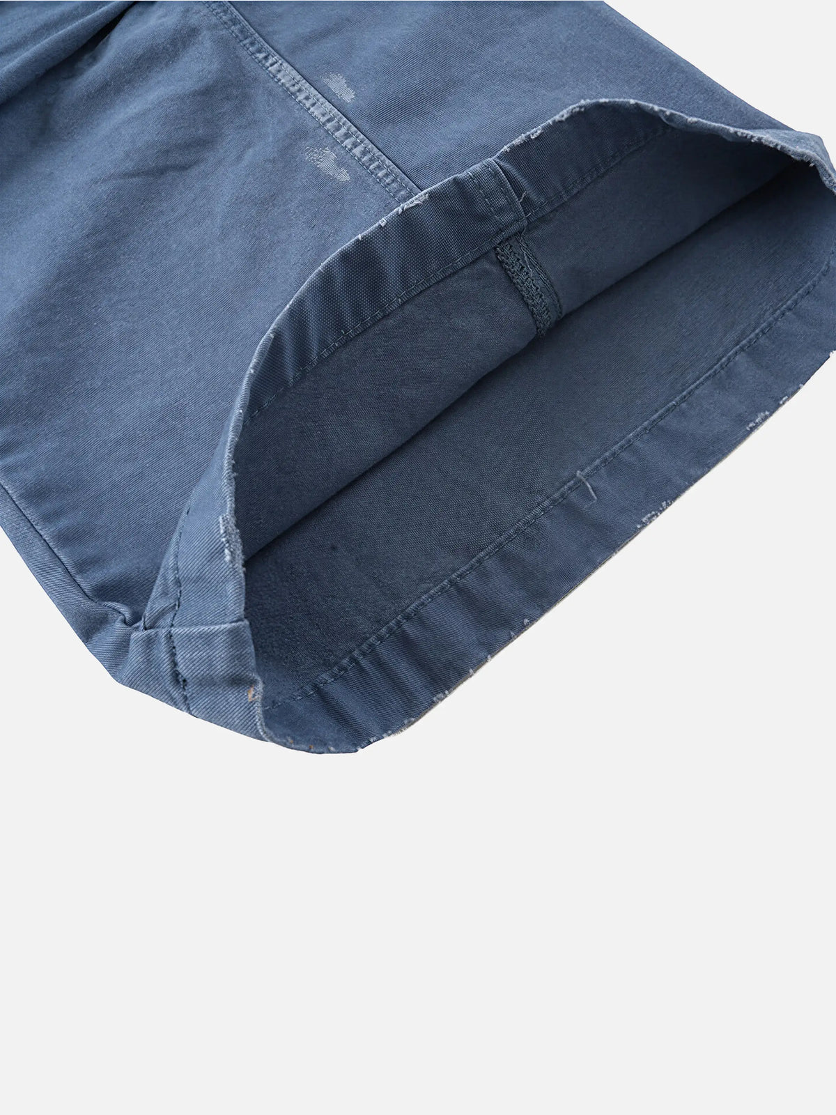 Multi-pocket, Star-patch Wide-leg Cargo Pants