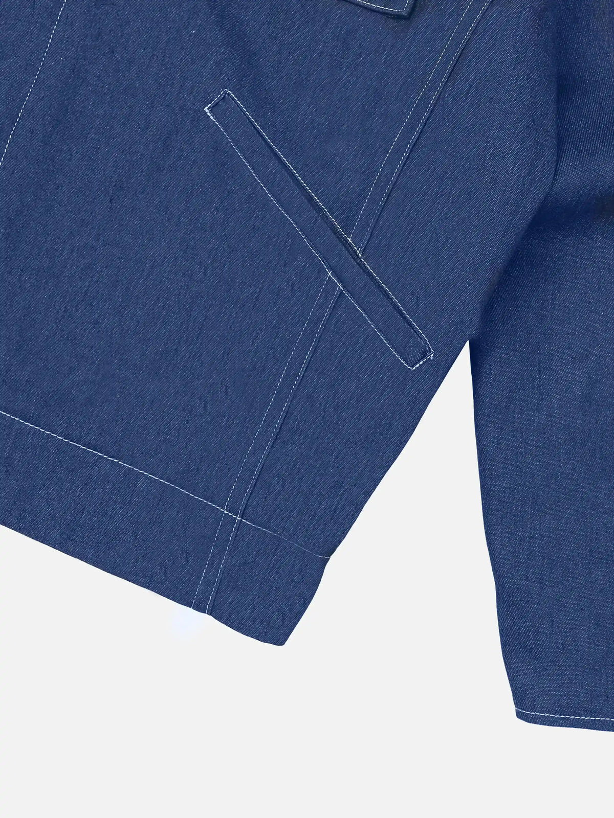 Barn-style Loose-fit Cargo Jacket With Pockets