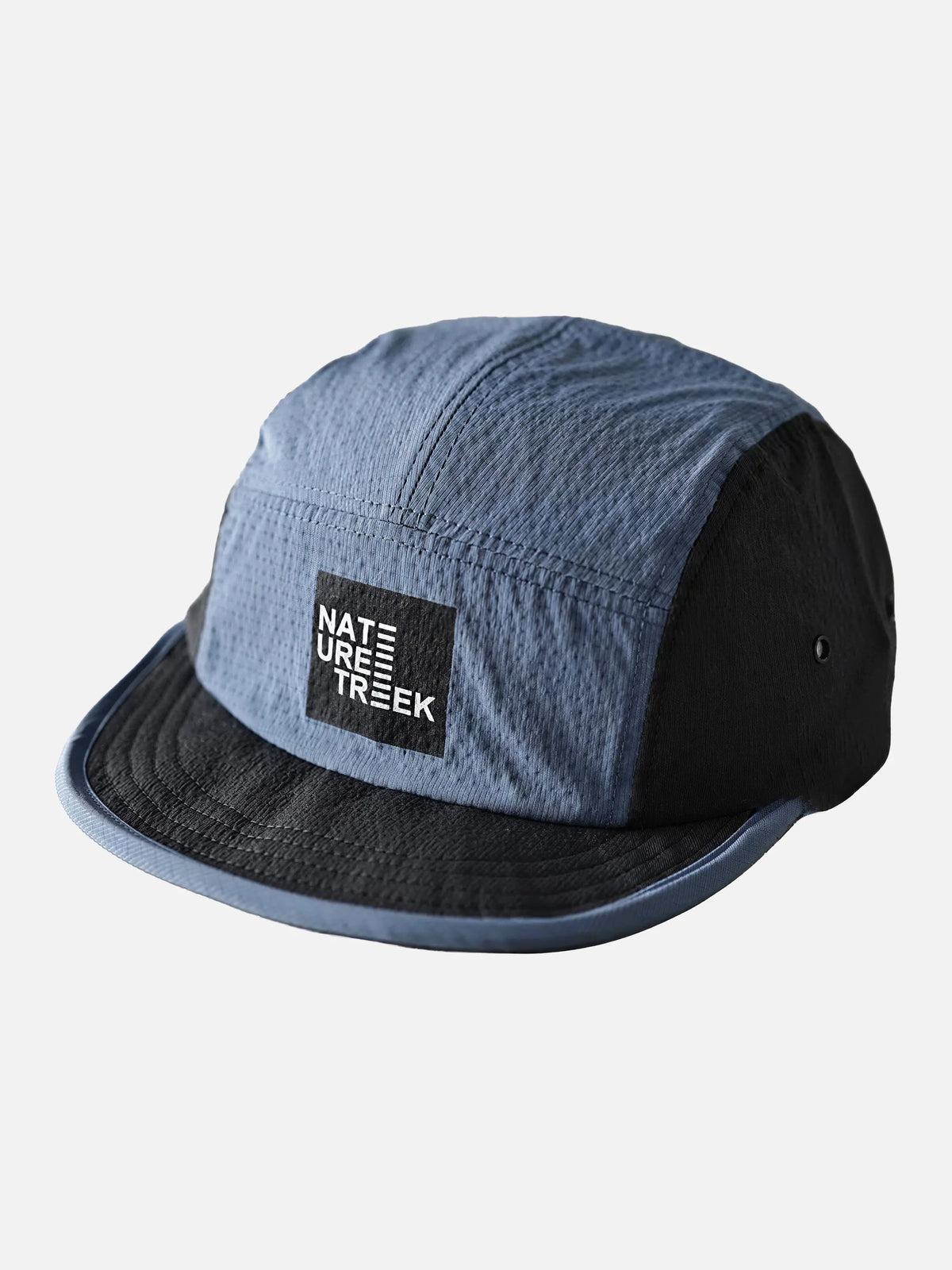 Quick-drying, Color-block, Short-brimmed 5-panel Baseball Cap