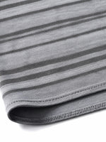 Loose-fit Striped T-shirt With Pocket Embroidery