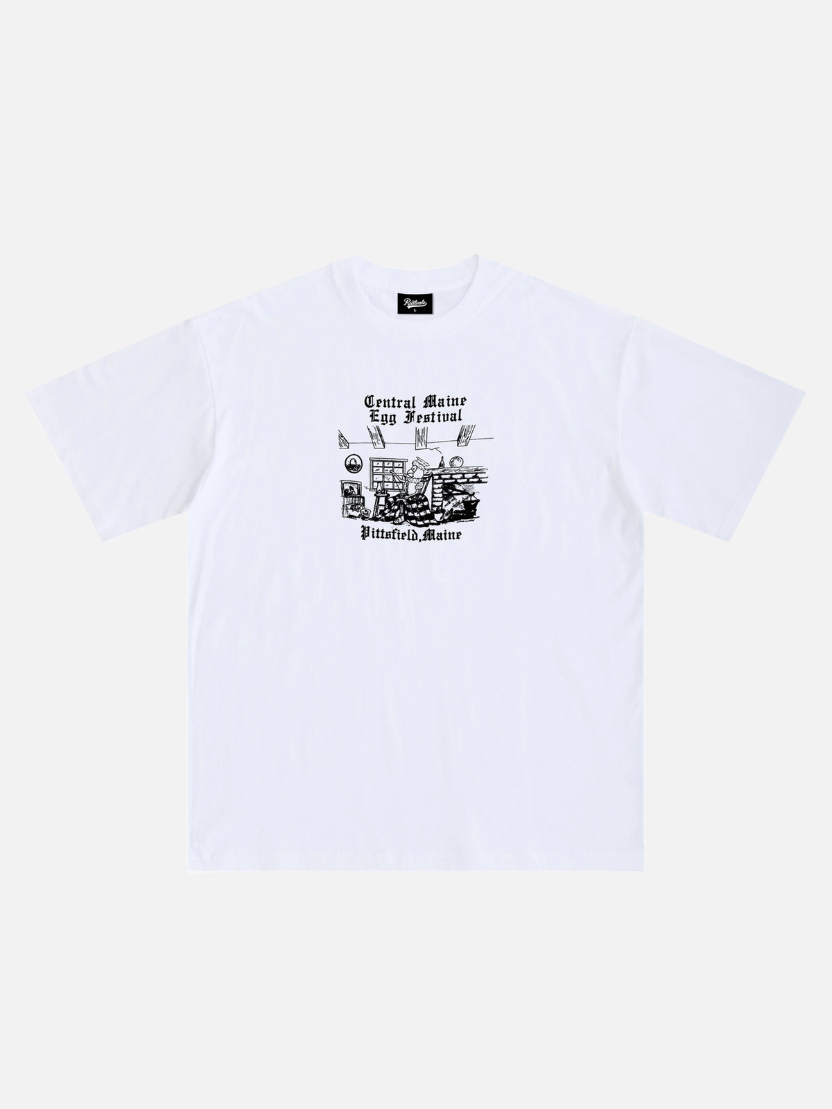 Niche-design Urban-print T-shirt