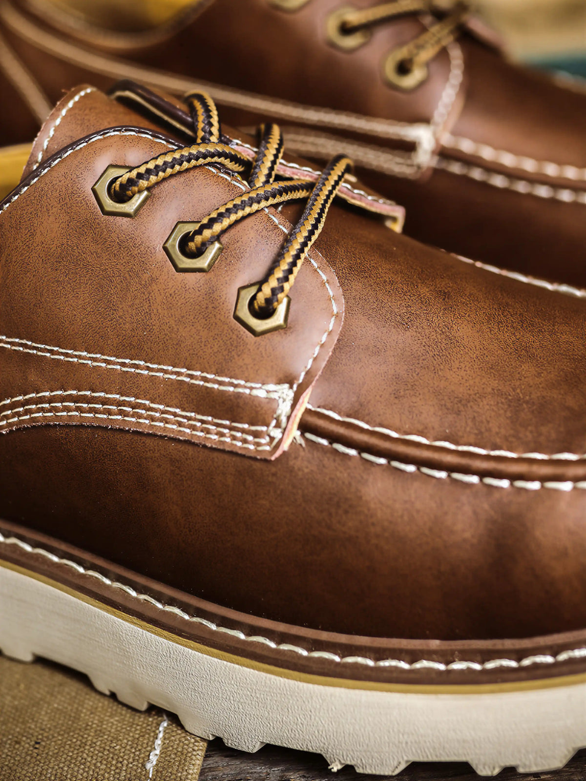 Americana-style Low-top Breathable Outdoor Work Shoes