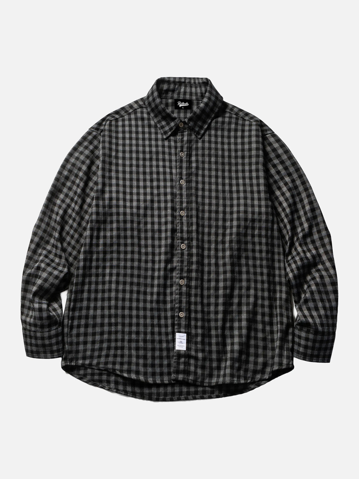 Japanese-style Retro Plaid Loose Long-sleeve Shirt