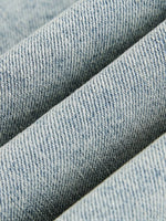 Retro Washed Denim Short-sleeve Shirt