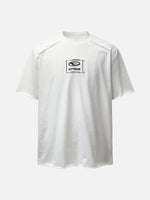 T-Shirt mit einzigartigem Schulterausschnitt-Design