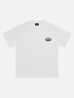Minimal Retro Chest Badge Tee