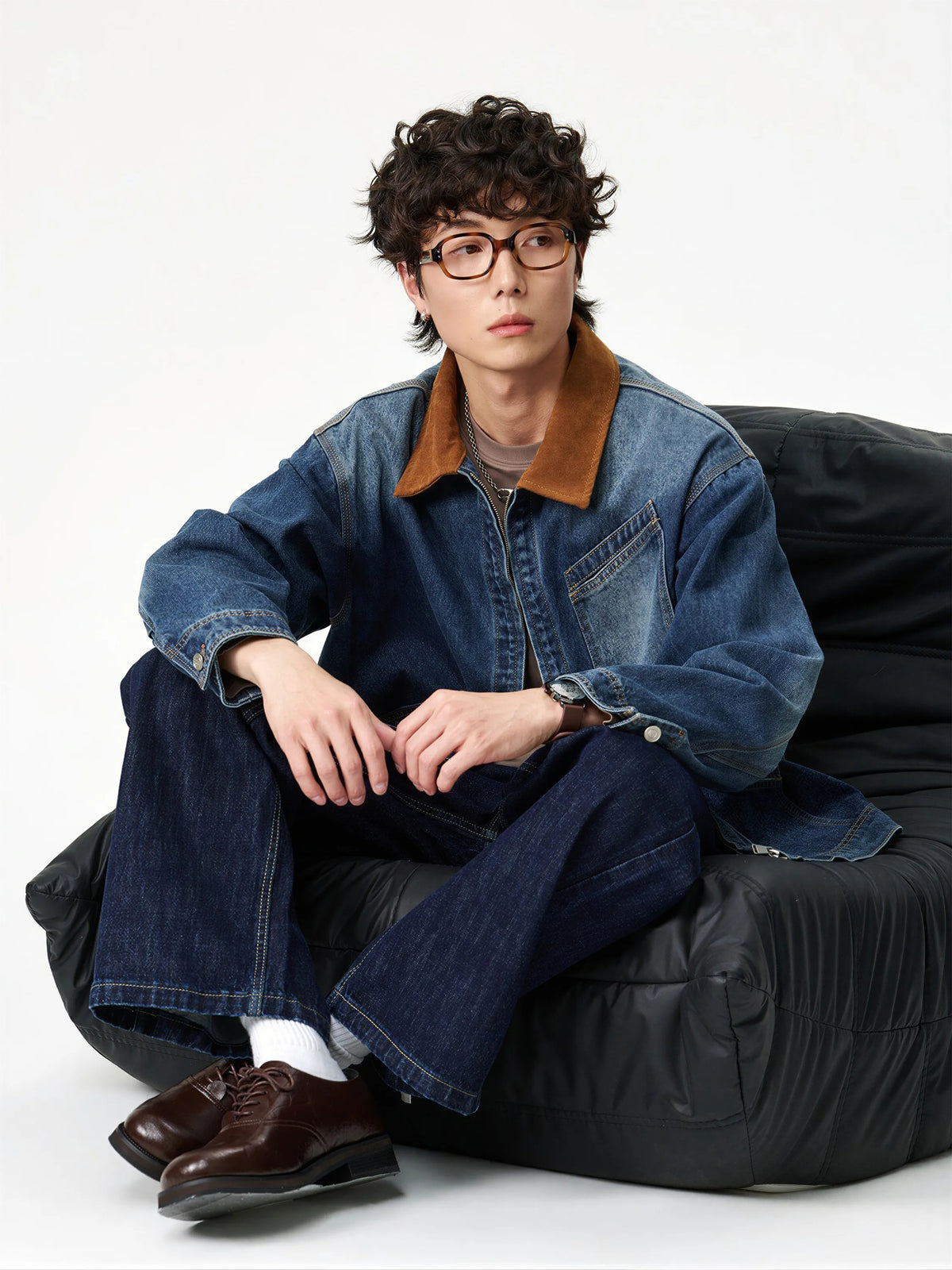 Retro Patchwork Denim Jacket