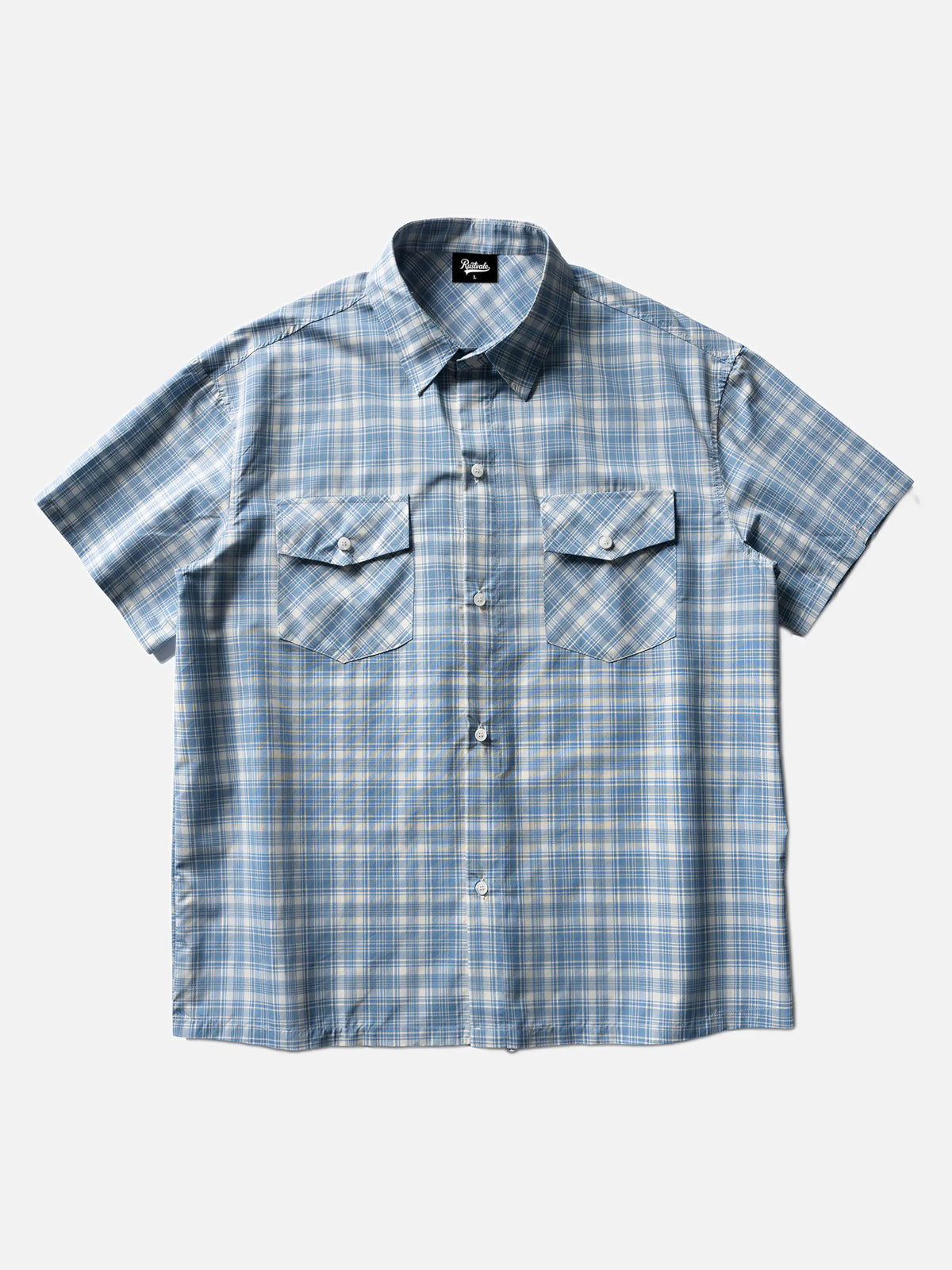 Japanese Retro Multi-pocket Short-sleeve Work Shirt