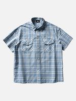 Japanese Retro Multi-pocket Short-sleeve Work Shirt