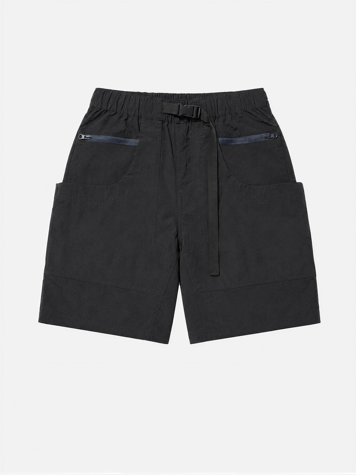 Large-pocket Paneled Tech Cargo Shorts