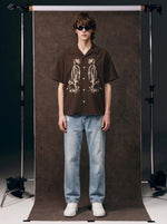 Twin Flowers Summer Quick-Drying Short-Sleeve Shirt