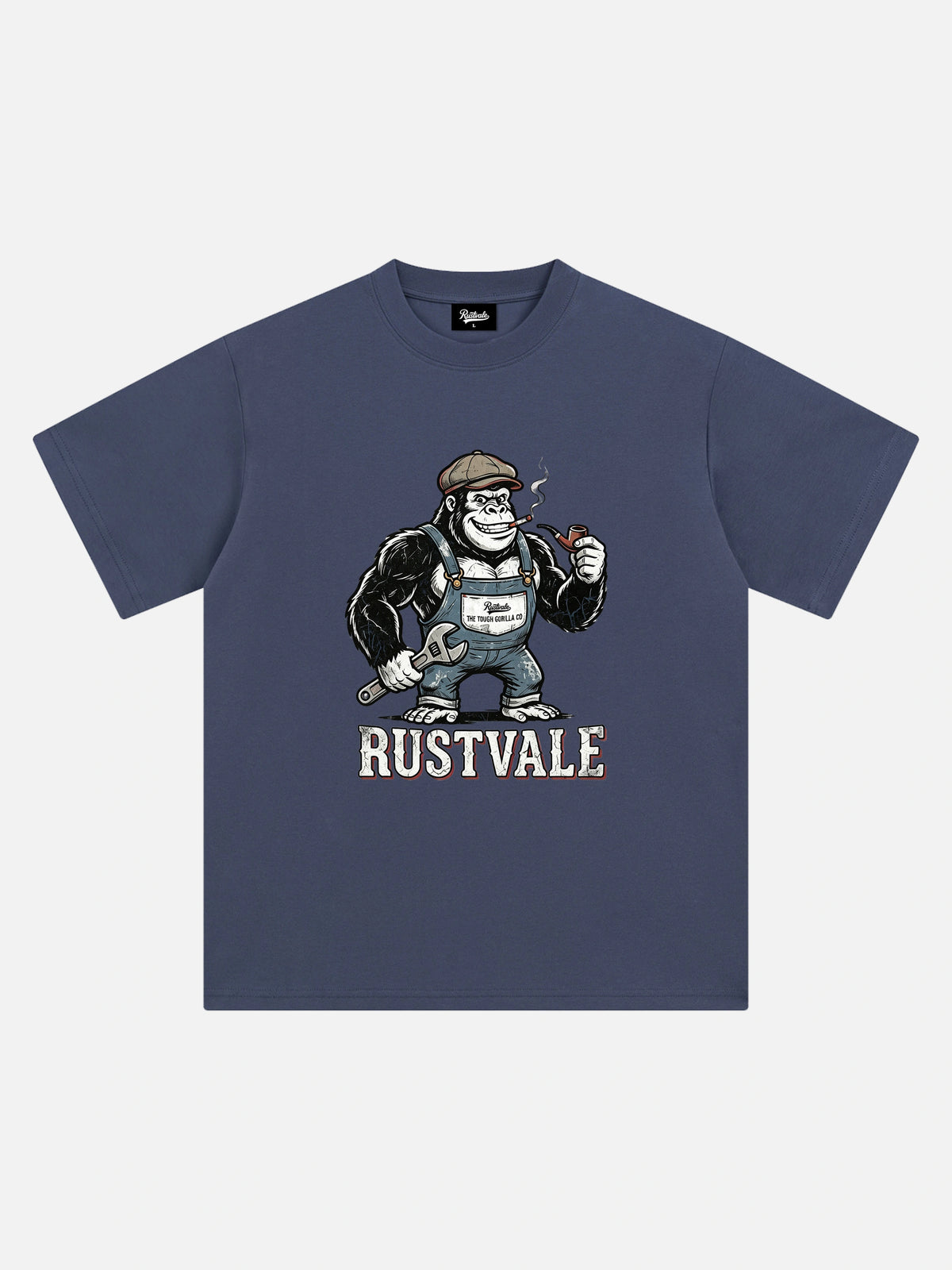 Vintage Mechanic Gorilla Printed Tee