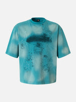 Camiseta holgada de estilo aerógrafo a la moda