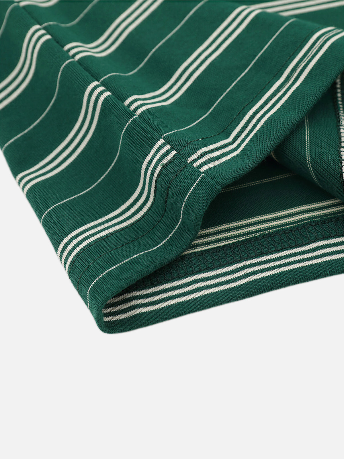 Color-block Striped Loose-fit Long-sleeve T-shirt