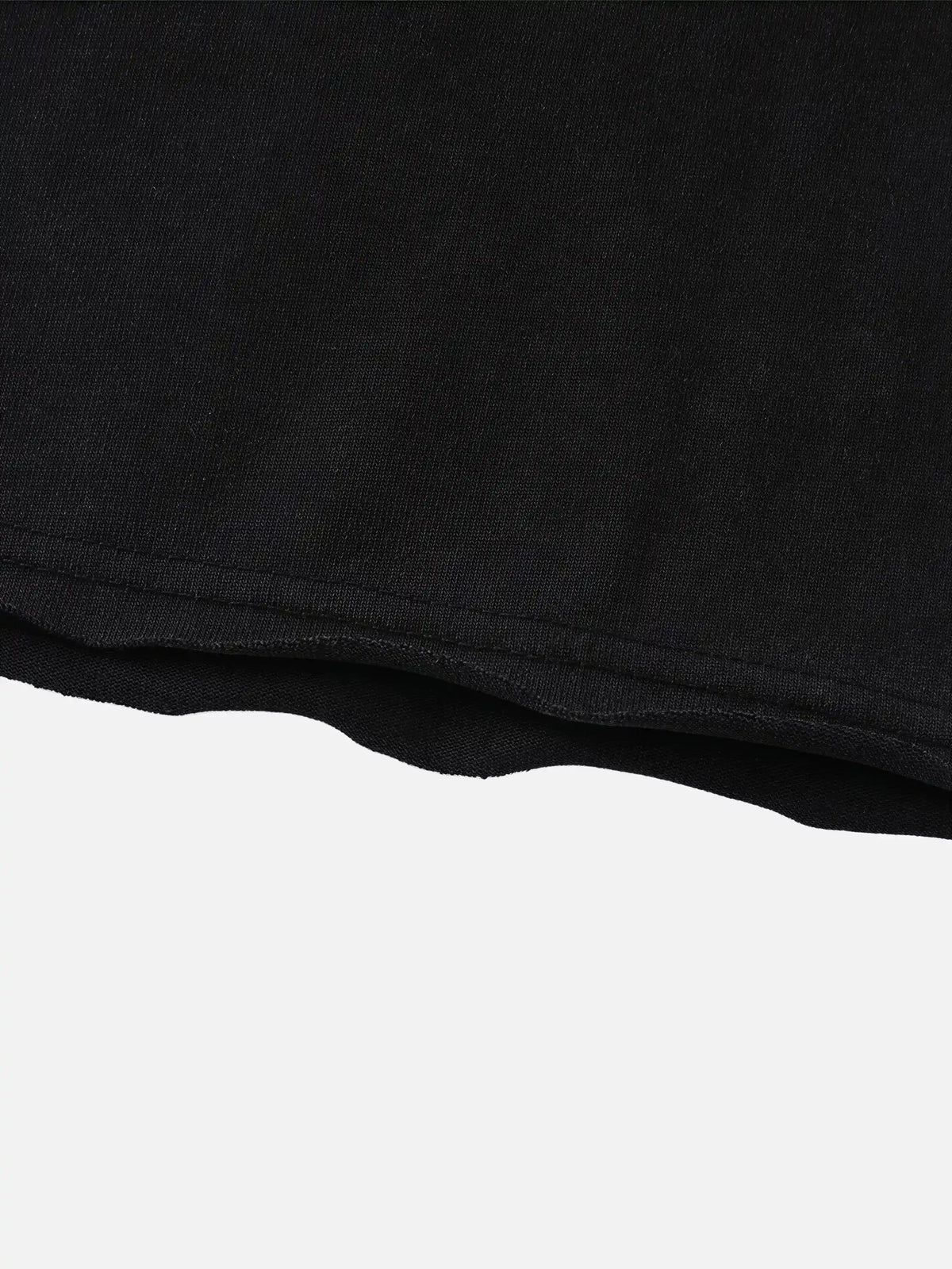 T-Shirt mit einzigartigem Schulterausschnitt-Design