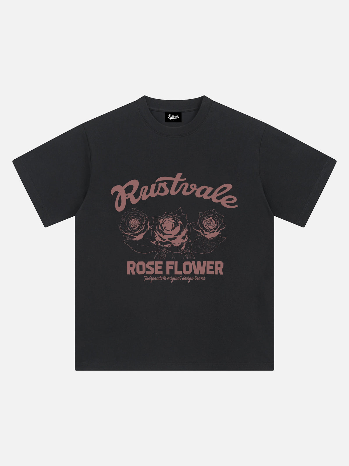 Rustvale Rosen-Motiv T-Shirt
