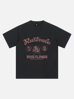 Rustvale Rosen-Motiv T-Shirt