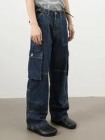 American Retro Multi-pocket Cargo Pants