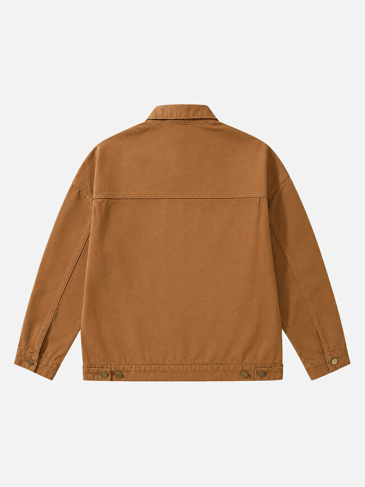 Retro Loose-fit Multi-pocket Denim Jacket