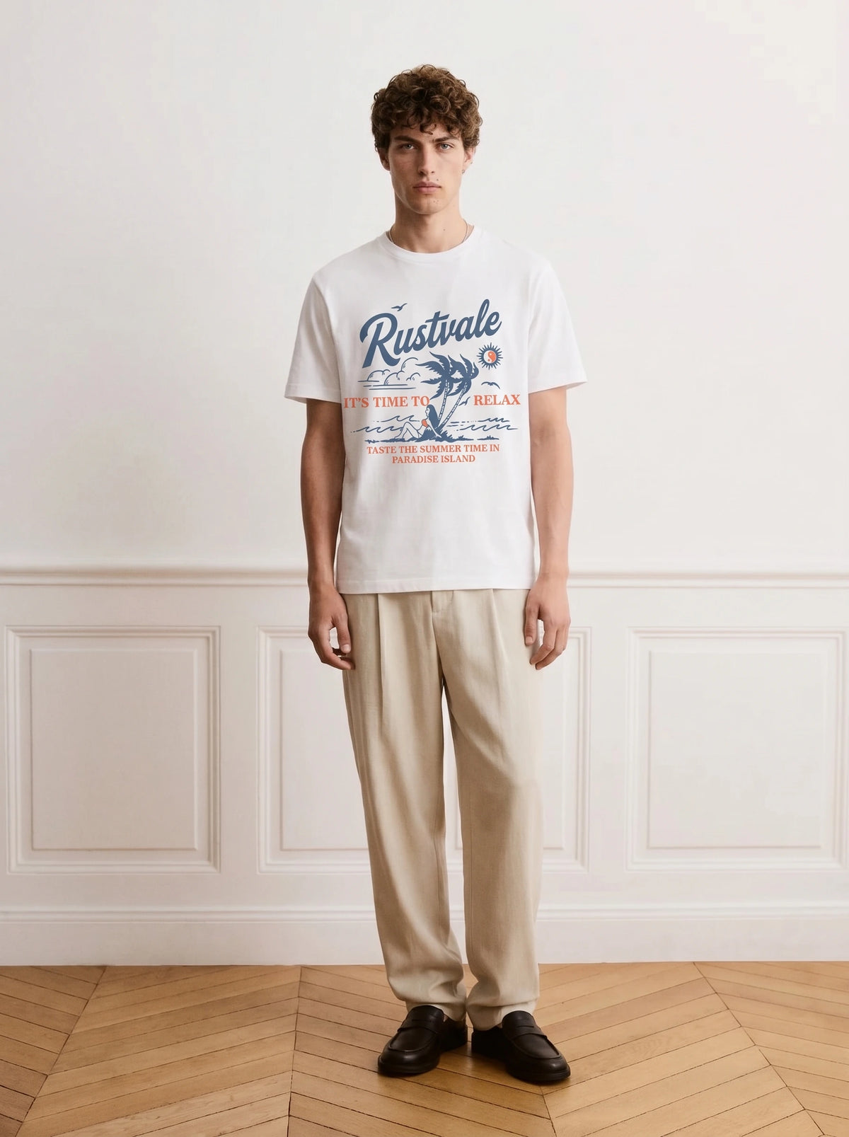 "it's Time To Relax" Summer Graphic Tee