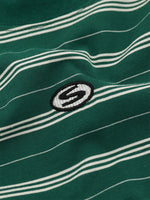 Color-block Striped Loose-fit Long-sleeve T-shirt