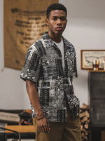 Retro Hawaiian Cuban Collar Short-sleeve Shirt