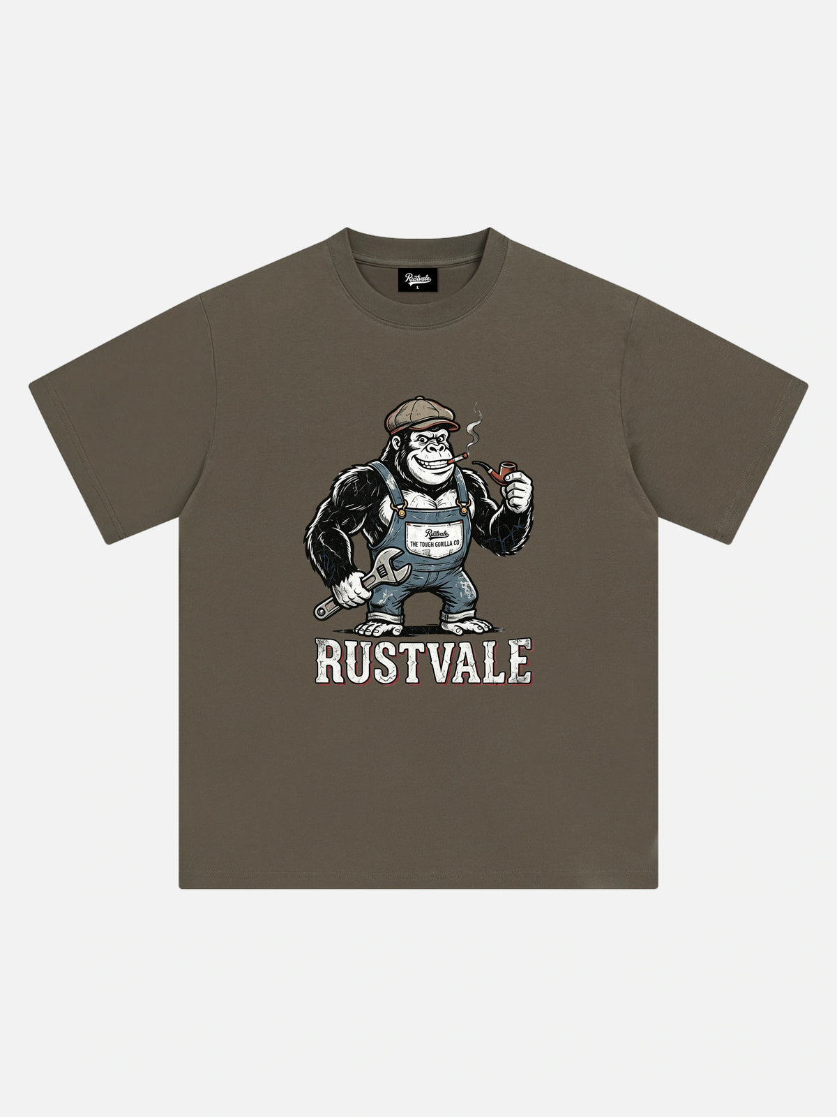 Vintage Mechanic Gorilla Printed Tee
