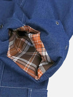 Barn-style Loose-fit Cargo Jacket With Pockets
