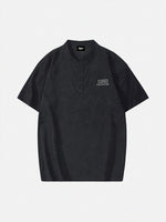American Retro Loose-fit Short-sleeve Polo Shirt