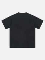 Metallic Font Print Tee