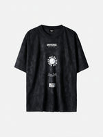 Retro Loose-fit Suede T-shirt
