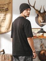 Premium-feel Paneled Pure Cotton T-shirt