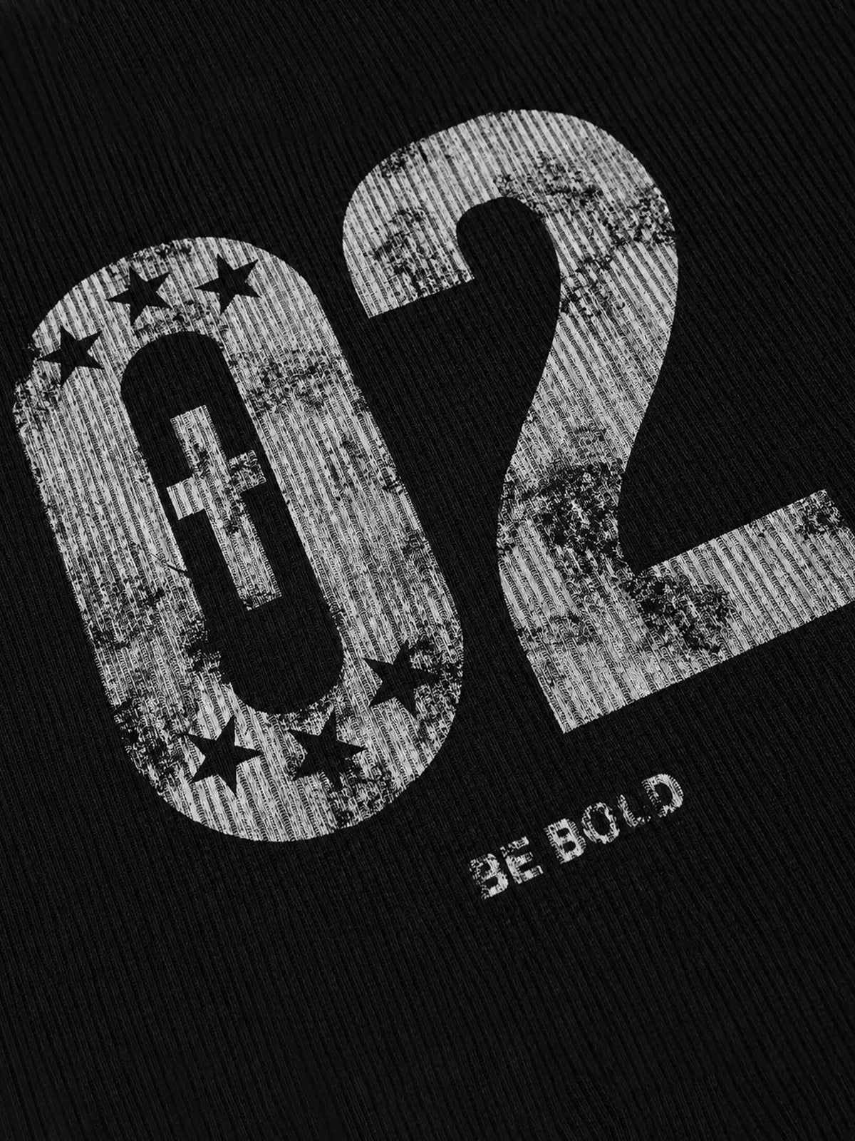 Digital Print V-neck Long-sleeve T-shirt