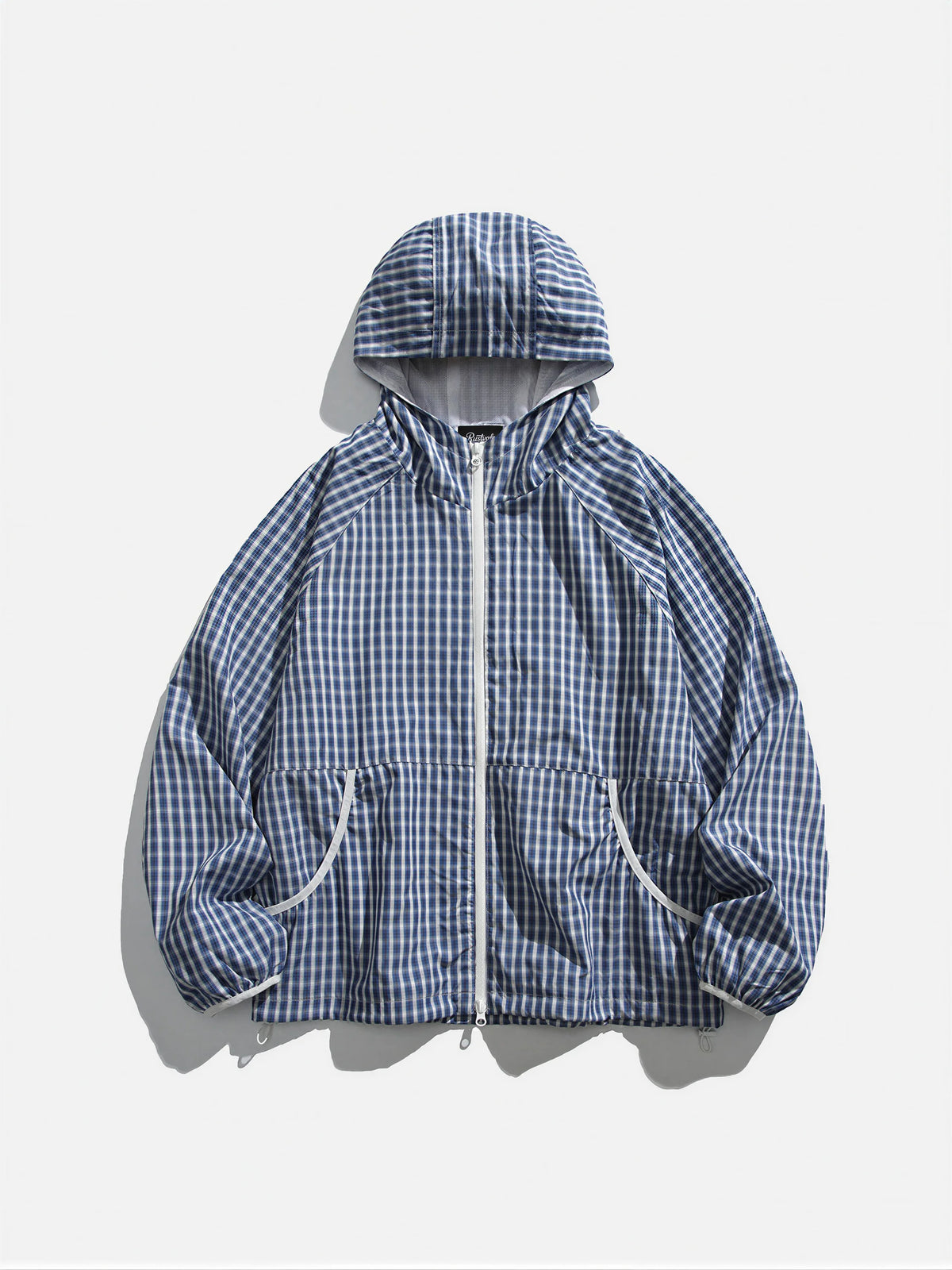 Retro Outdoor Plaid Hooded Jacket