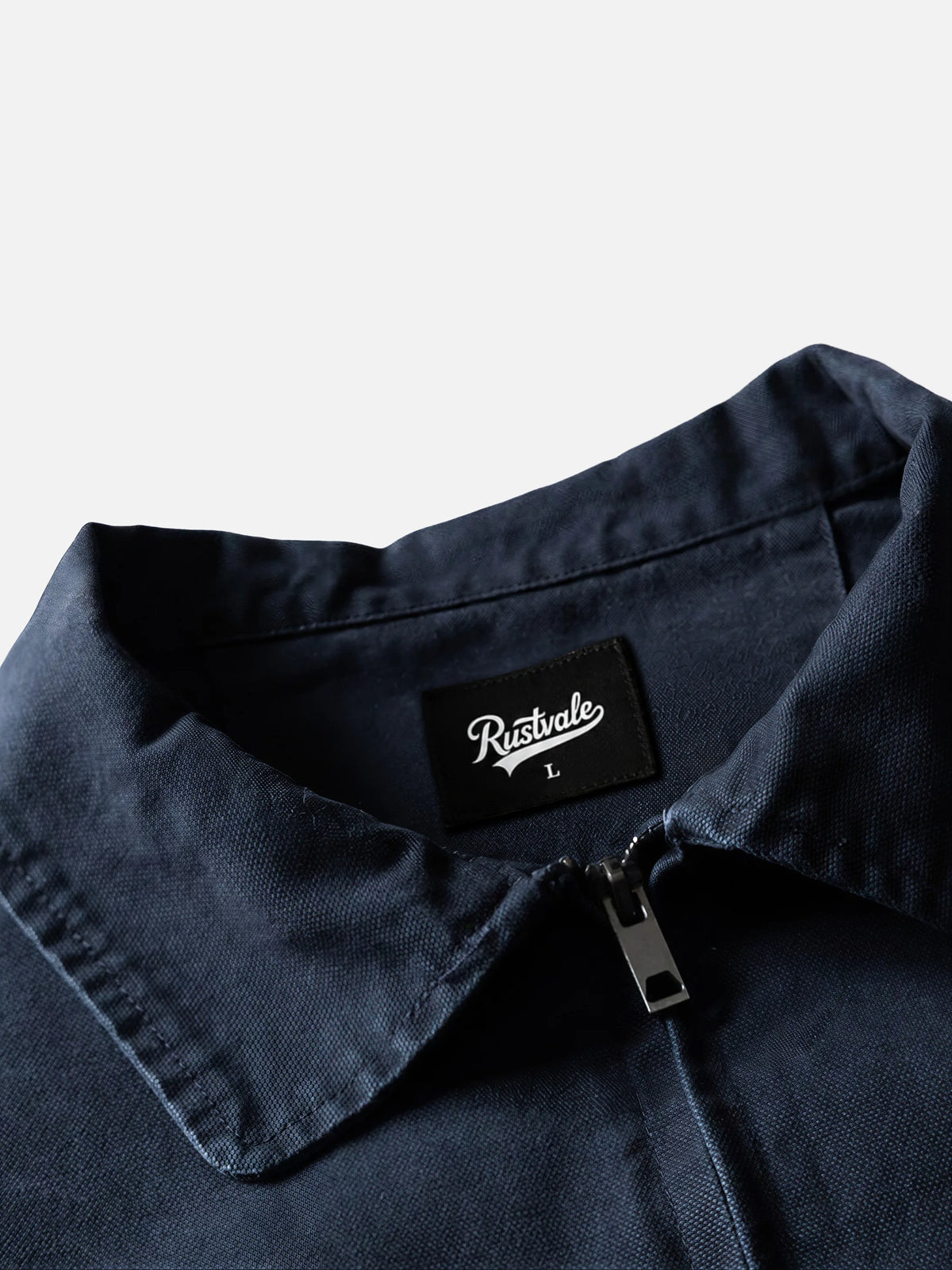 Embroidered "old Money" Style Collared Zip Jacket