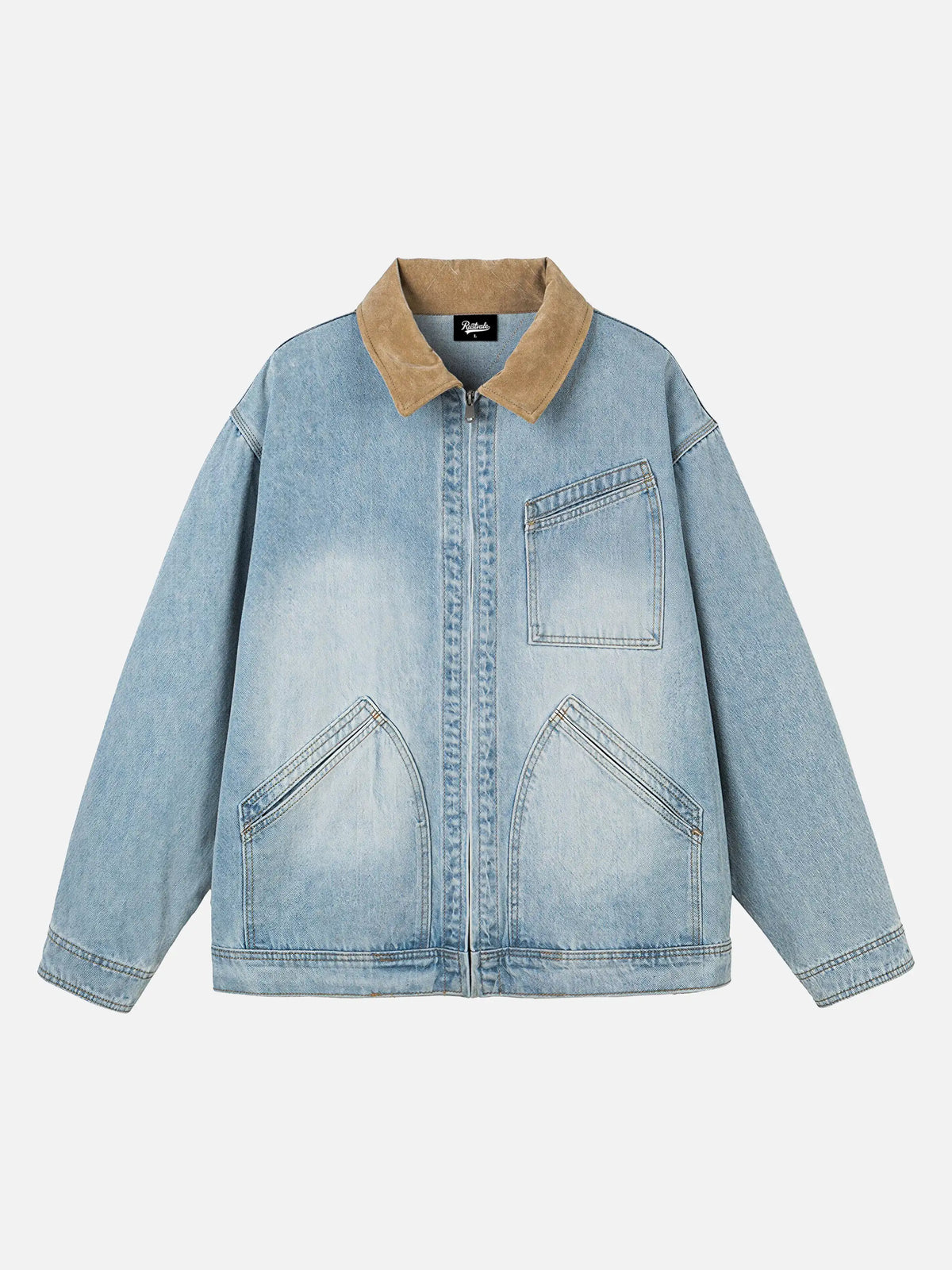 Retro Patchwork Denim Jacket