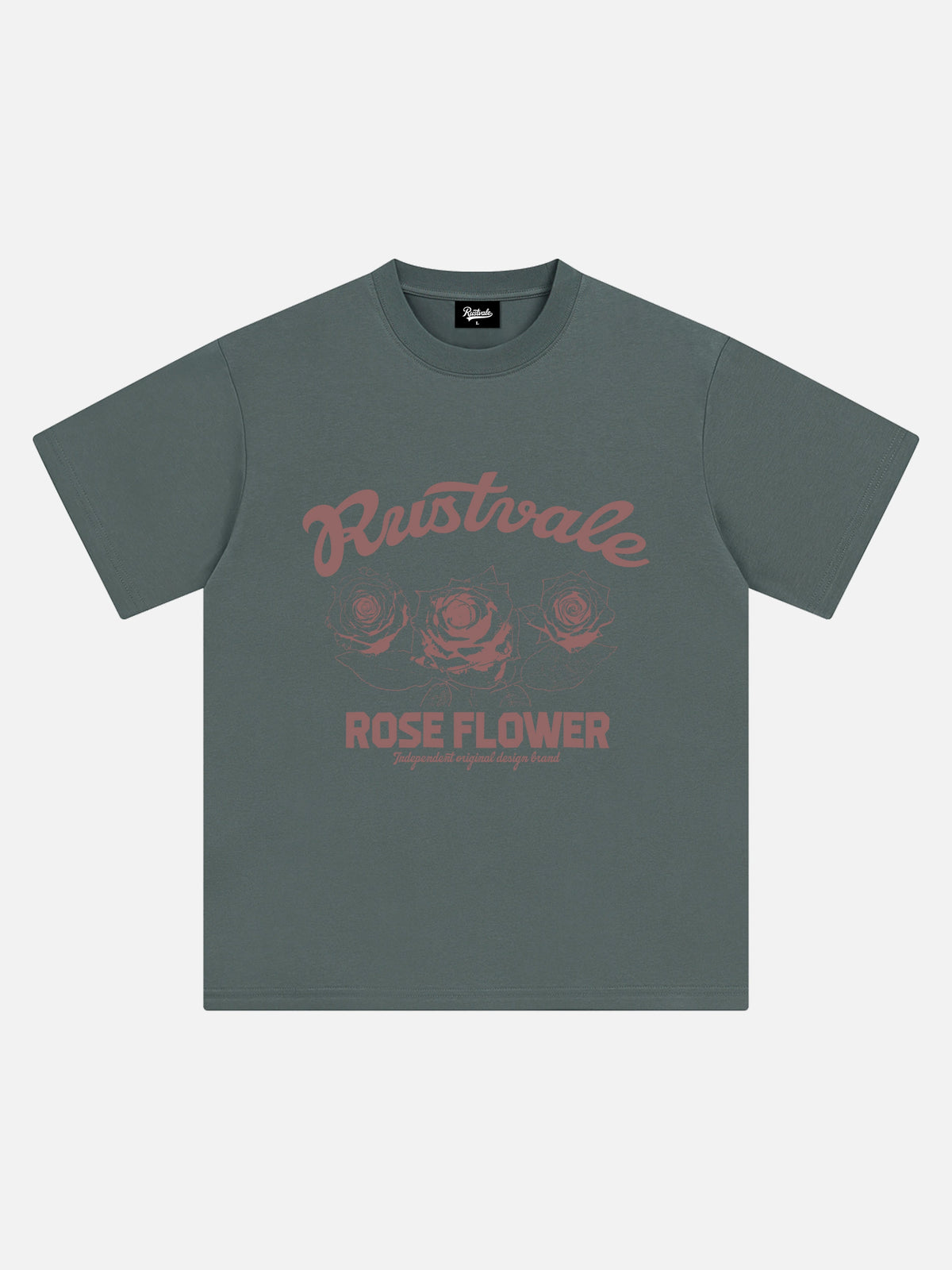 Rustvale Rosen-Motiv T-Shirt