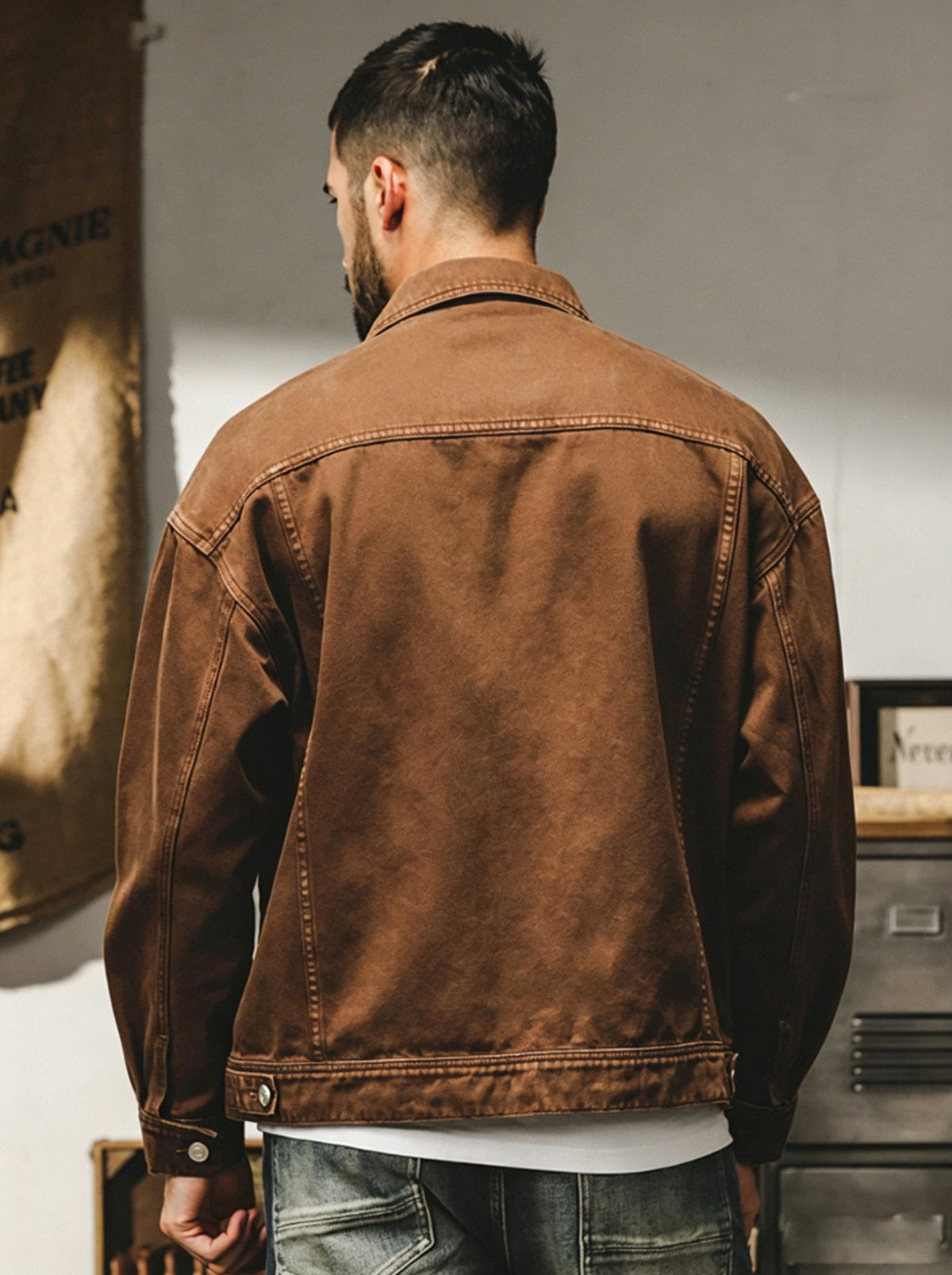 Classic American-style Vintage Denim Jacket