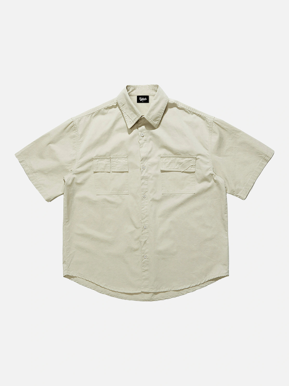 Versatile Washed Loose-fit Short-sleeve Shirt