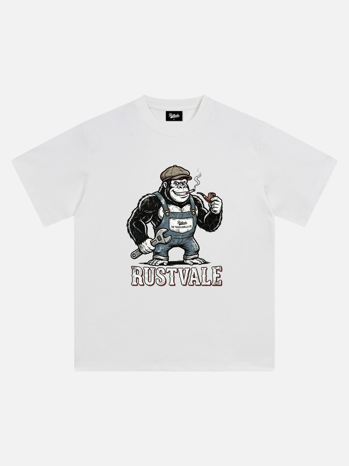 Vintage Mechanic Gorilla Printed Tee
