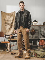 Heavyweight Straight-leg Work Pants (vintage Style)