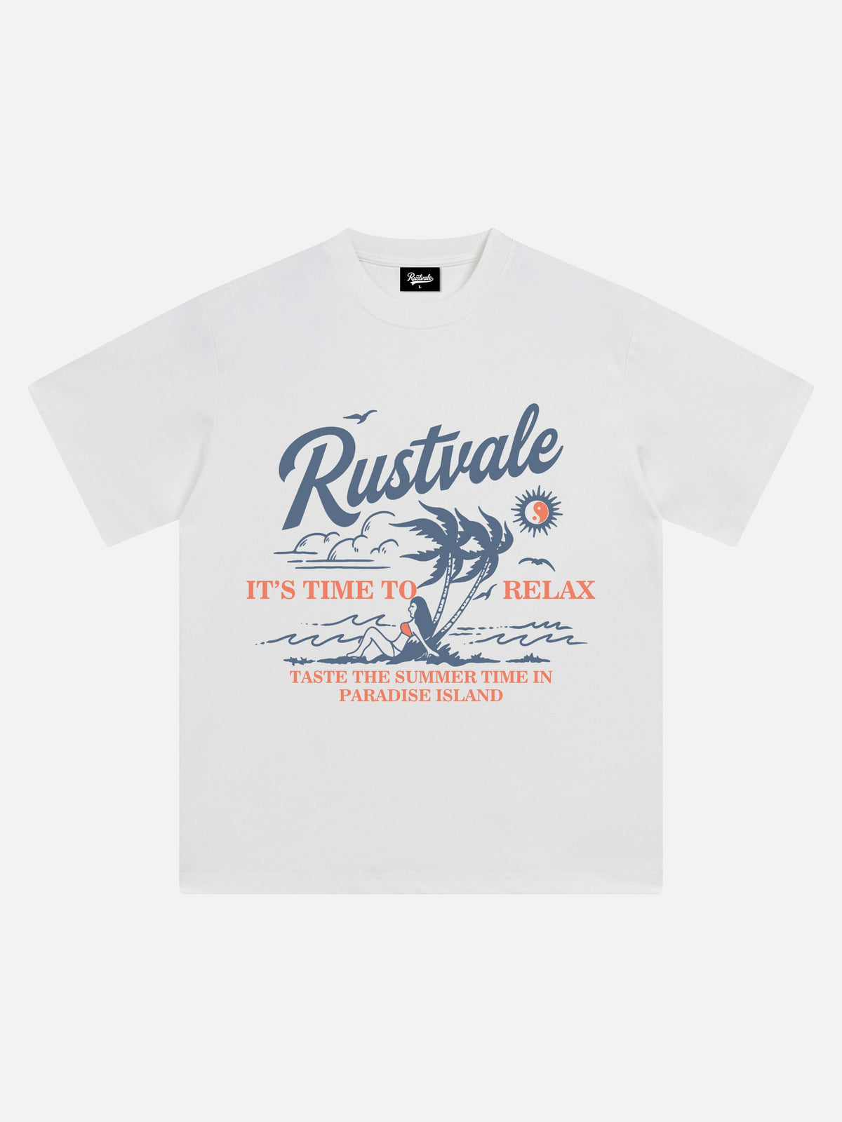 "it's Time To Relax" Summer Graphic Tee