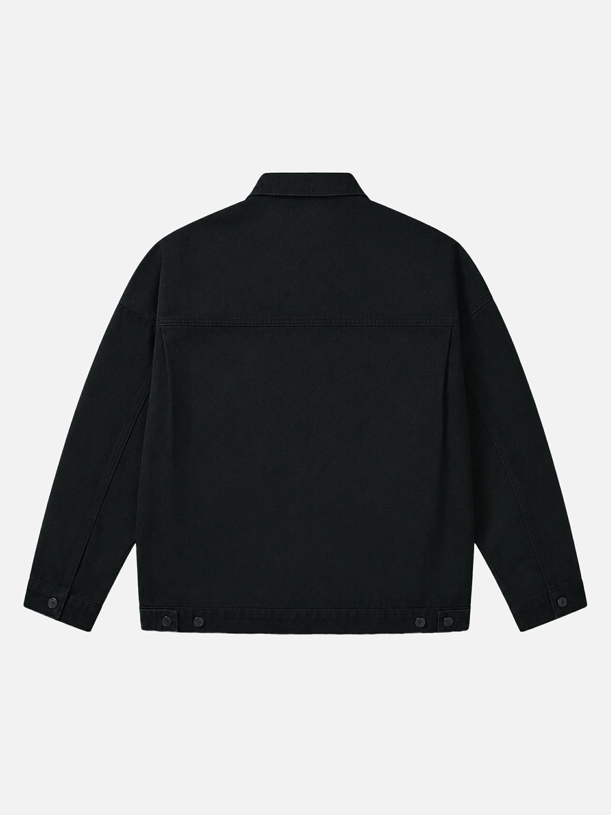 Retro Loose-fit Multi-pocket Denim Jacket