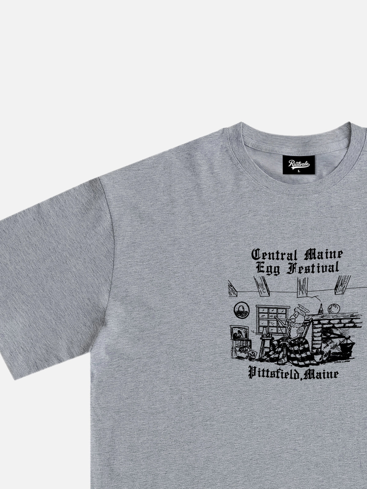 Niche-design Urban-print T-shirt