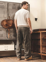 Maillard-style Straight-leg Casual Cargo Pants