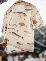 Vintage American-style Hawaiian Short-sleeve Printed Shirt