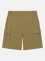 Retro Americana-style Military Multi-pocket Cargo Shorts