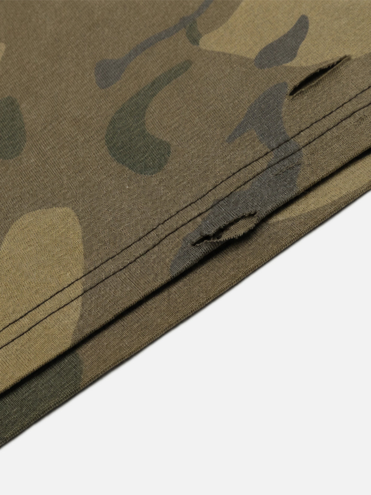 American Retro Camouflage Print Long-sleeve T-shirt