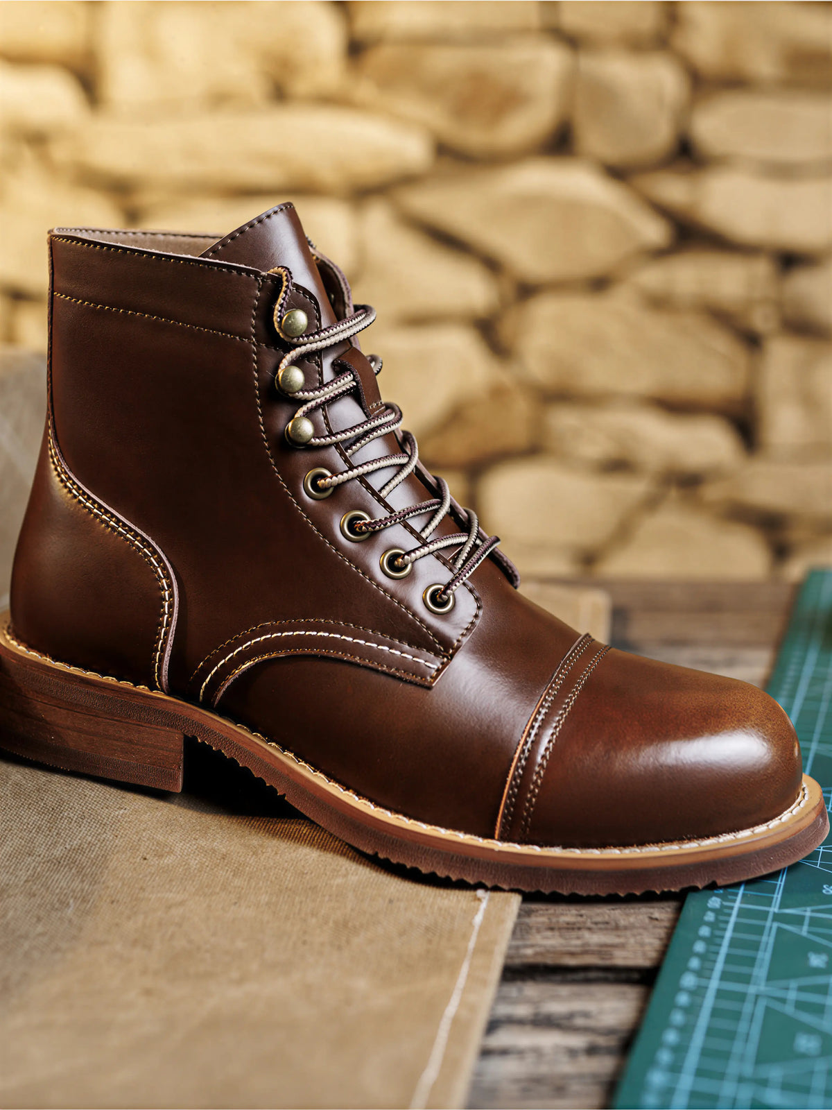 Americana-style Vintage American-retro Combat Boots